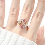 Smiley Ring (Semi - Precious Gems) - Love Estella