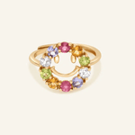 Smiley Ring (Semi - Precious Gems) - Love Estella