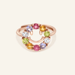 Smiley Ring (Semi - Precious Gems) - Love Estella