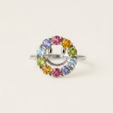 Smiley Ring (Semi - Precious Gems) - Love Estella