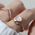 Snake Zodiac MOP Ring - Love Estella