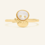 Snake Zodiac MOP Ring - Love Estella