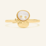 Snake Zodiac MOP Ring - Love Estella