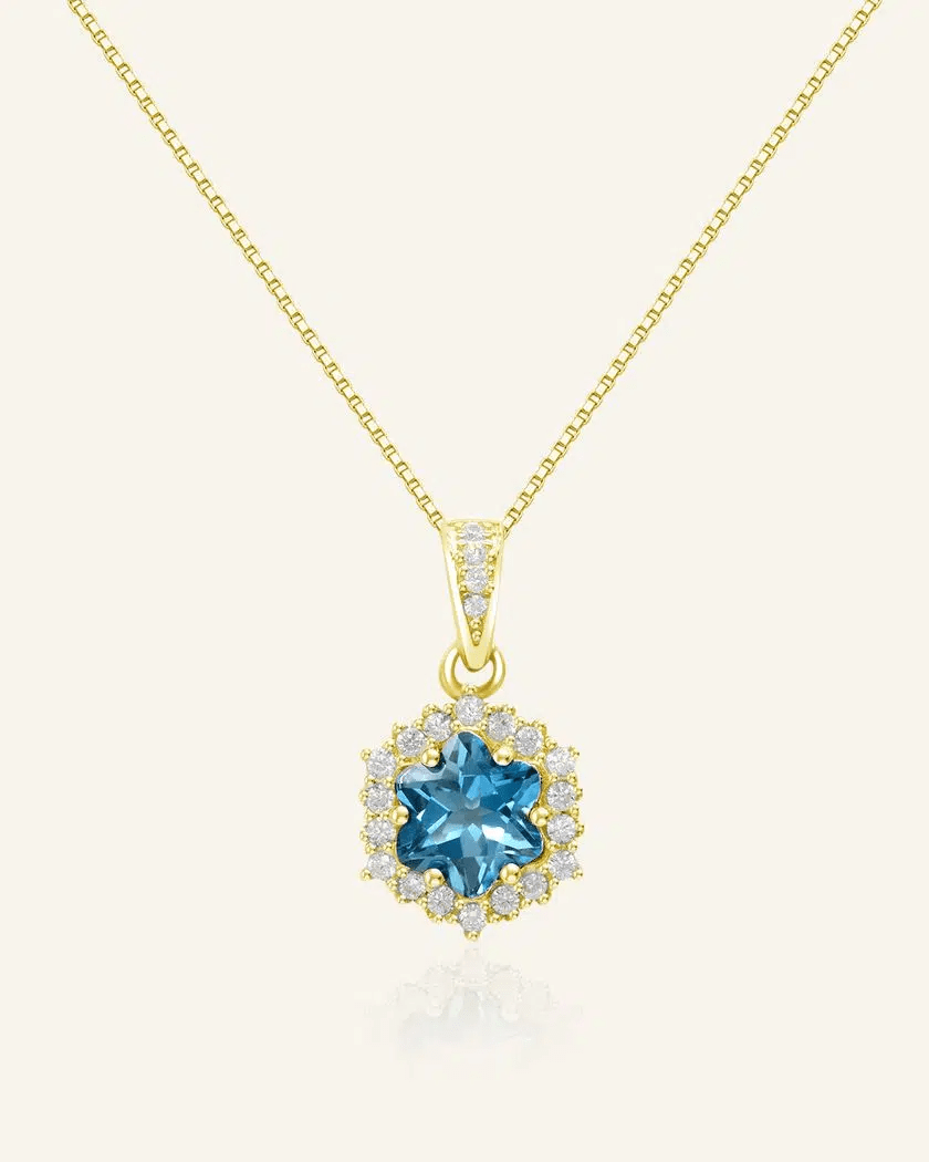 Snowflake Cut Necklace - Love Estella