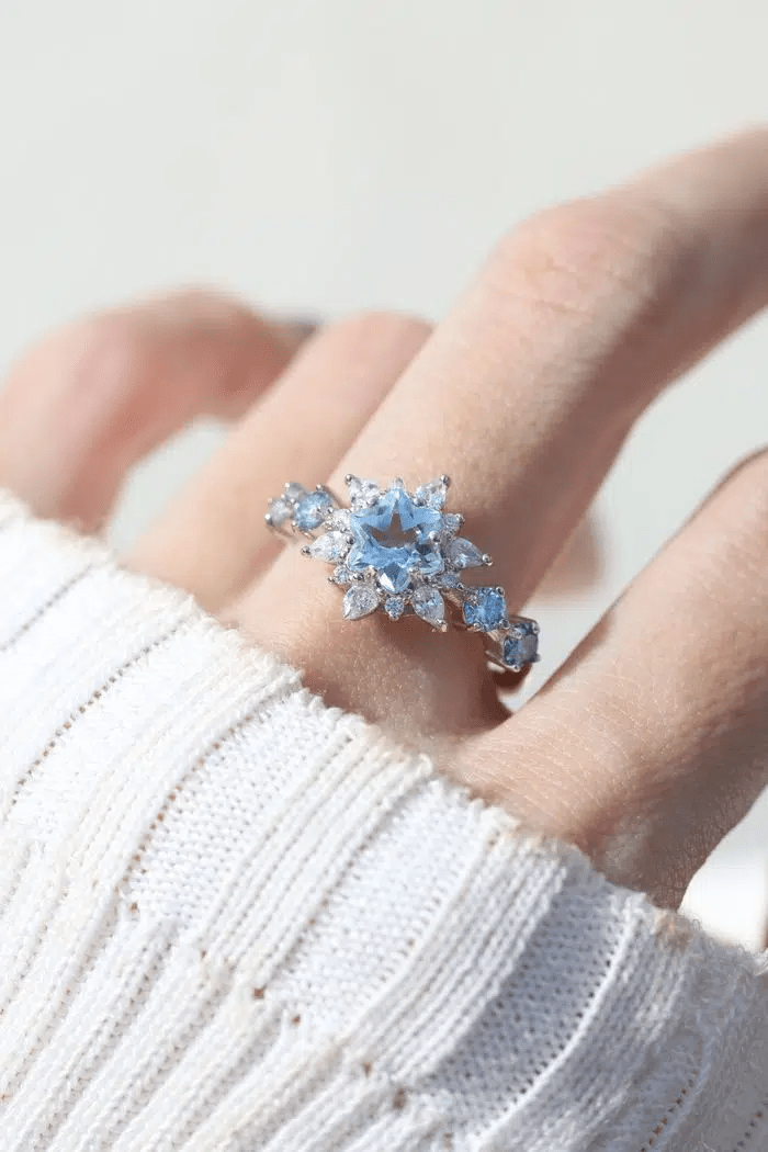 Snowflake Cut Ring - Love Estella