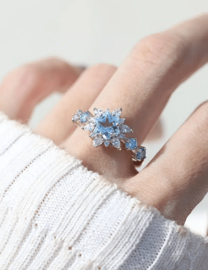 Snowflake Cut Ring - Love Estella