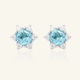Snowflake Cut Studs - Love Estella