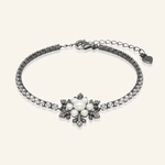 Snowflake Pearl Tennis Bracelet - Love Estella