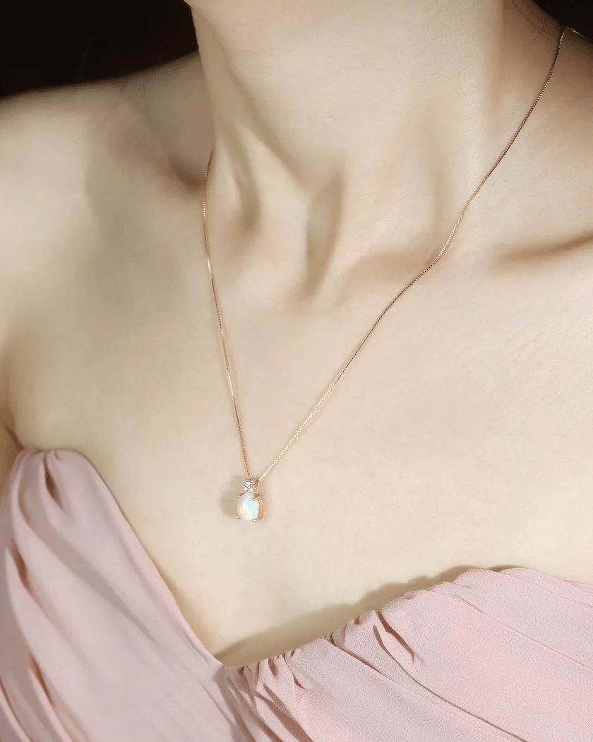 Solace Opal Necklace - Love Estella