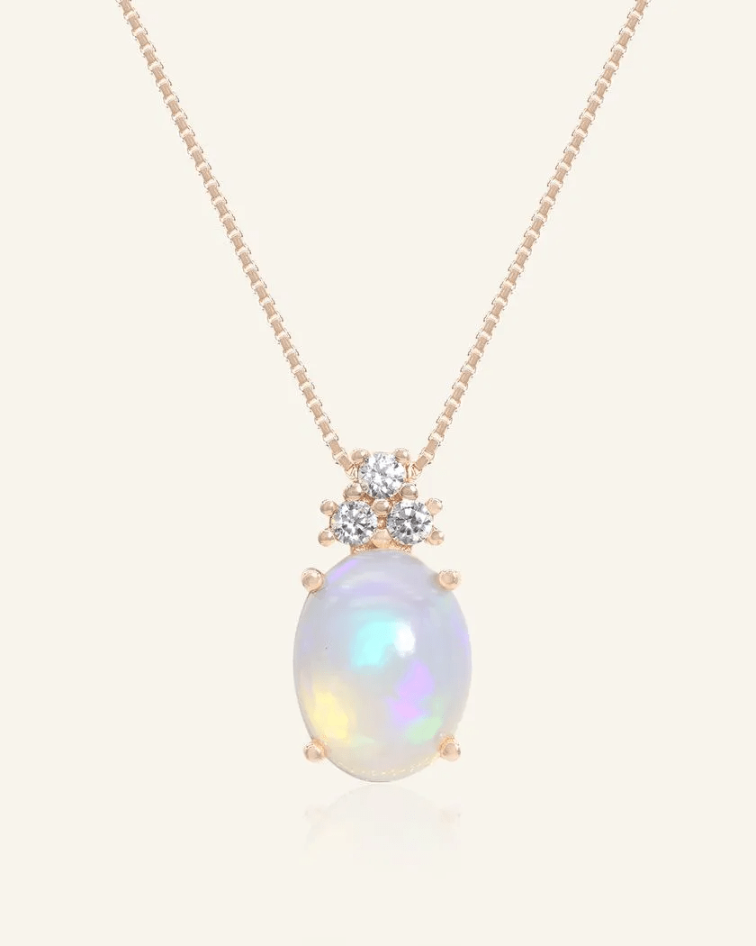 Solace Opal Necklace - Love Estella