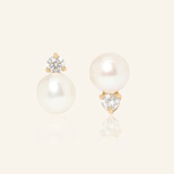 Sparkle Pearl Studs by Elate - Love Estella