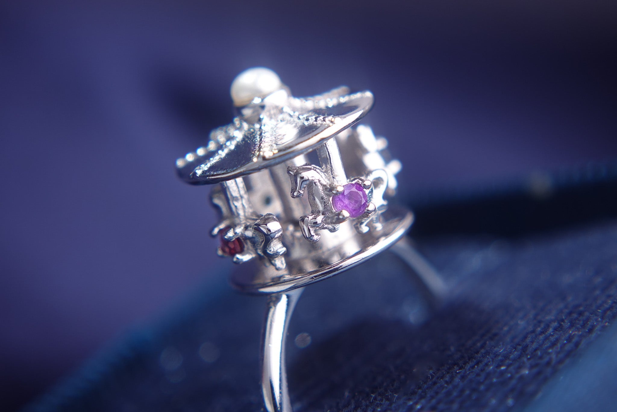 Spinning Carousel Ring - Love Estella