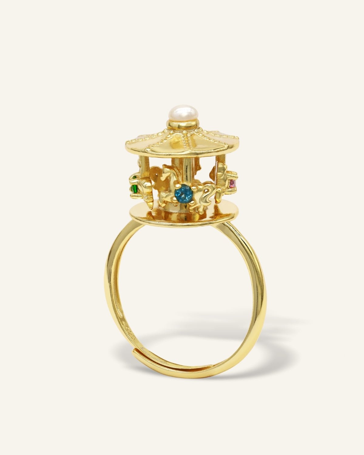 Spinning Carousel Ring - Love Estella