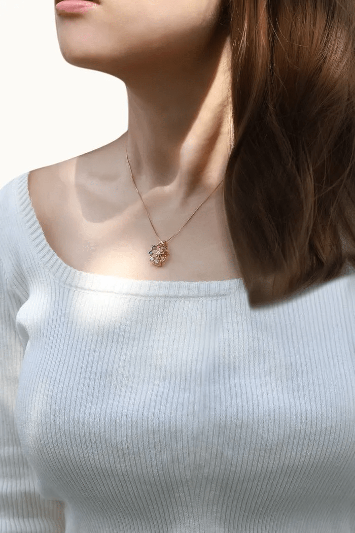 Spinning Ferris Wheel Necklace - Love Estella