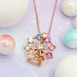 Spinning Ferris Wheel Necklace - Love Estella