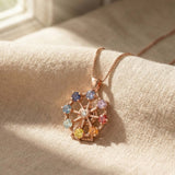 Spinning Ferris Wheel Necklace (Moissanite)