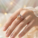 Spinning Ferris Wheel Ring (Moissanite) - Love Estella