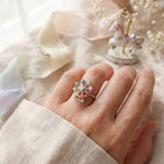 Spinning Ferris Wheel Ring (Moissanite) - Love Estella