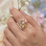 Spinning Ferris Wheel Ring (Moissanite) - Love Estella