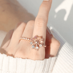 Spinning Ferris Wheel Ring (Semi - Precious Gems) - Love Estella