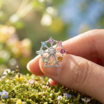 Spinning Ferris Wheel Ring (Semi - Precious Gems) - Love Estella