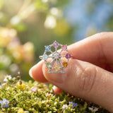 Spinning Ferris Wheel Ring (Semi - Precious Gems) - Love Estella