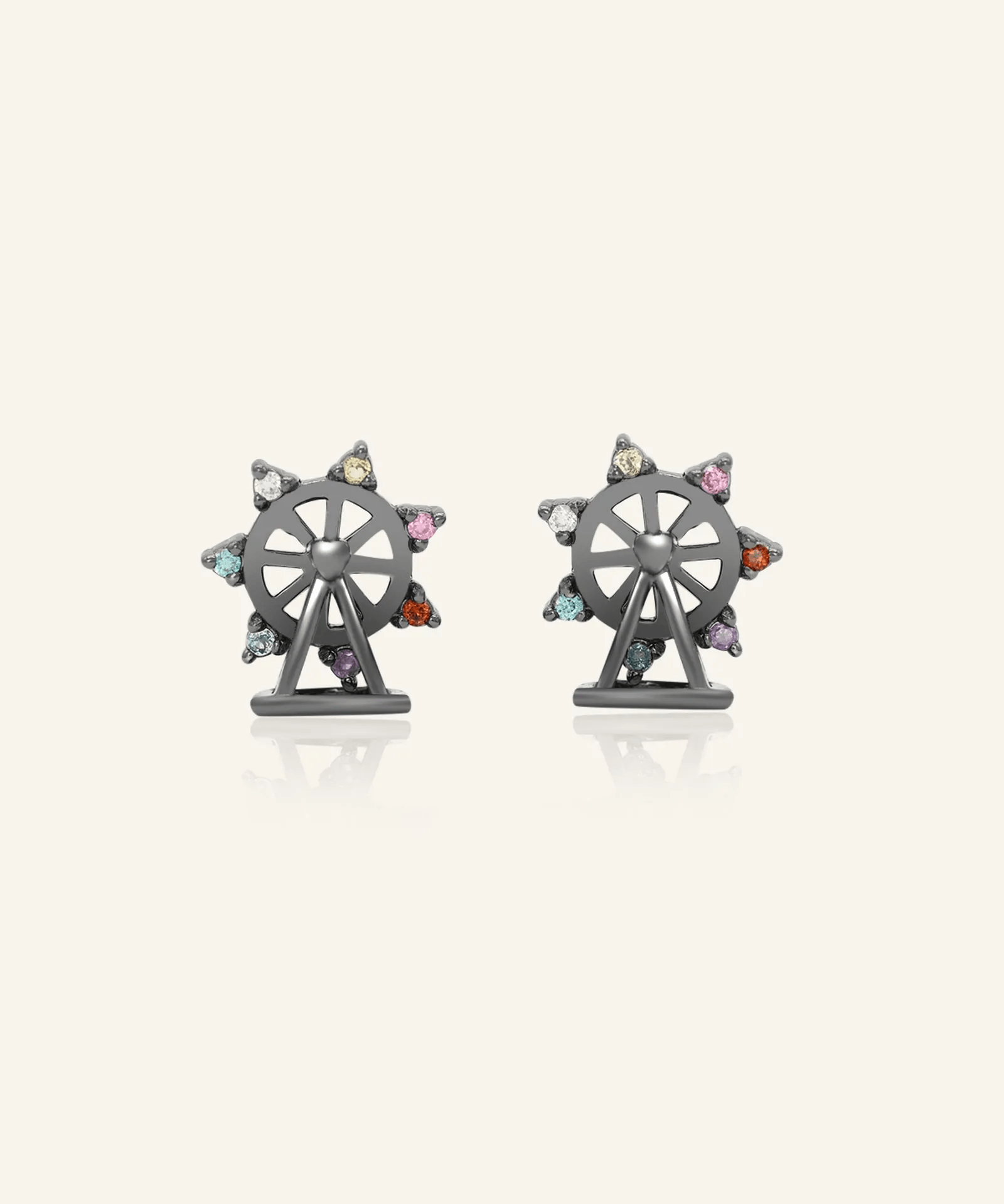 Spinning Ferris Wheel Studs - Love Estella