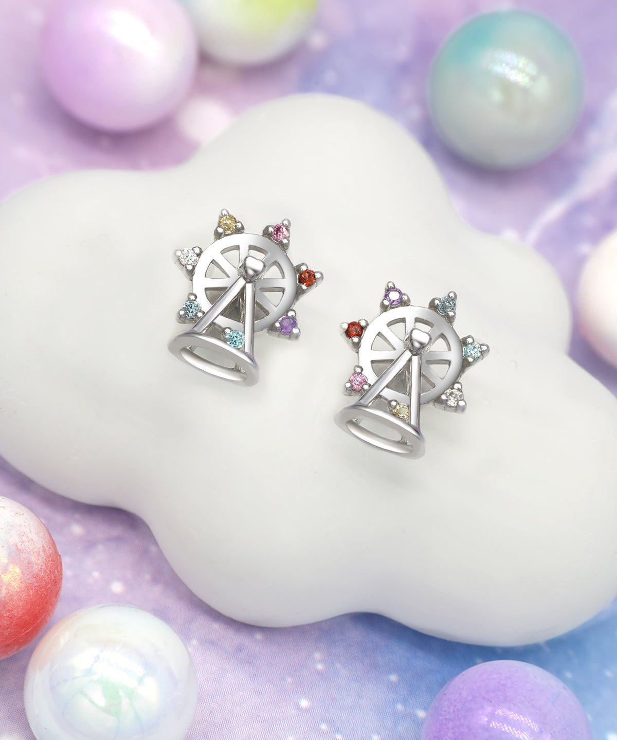 Spinning Ferris Wheel Studs - Love Estella