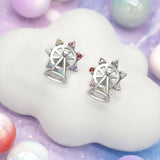 Spinning Ferris Wheel Studs - Love Estella