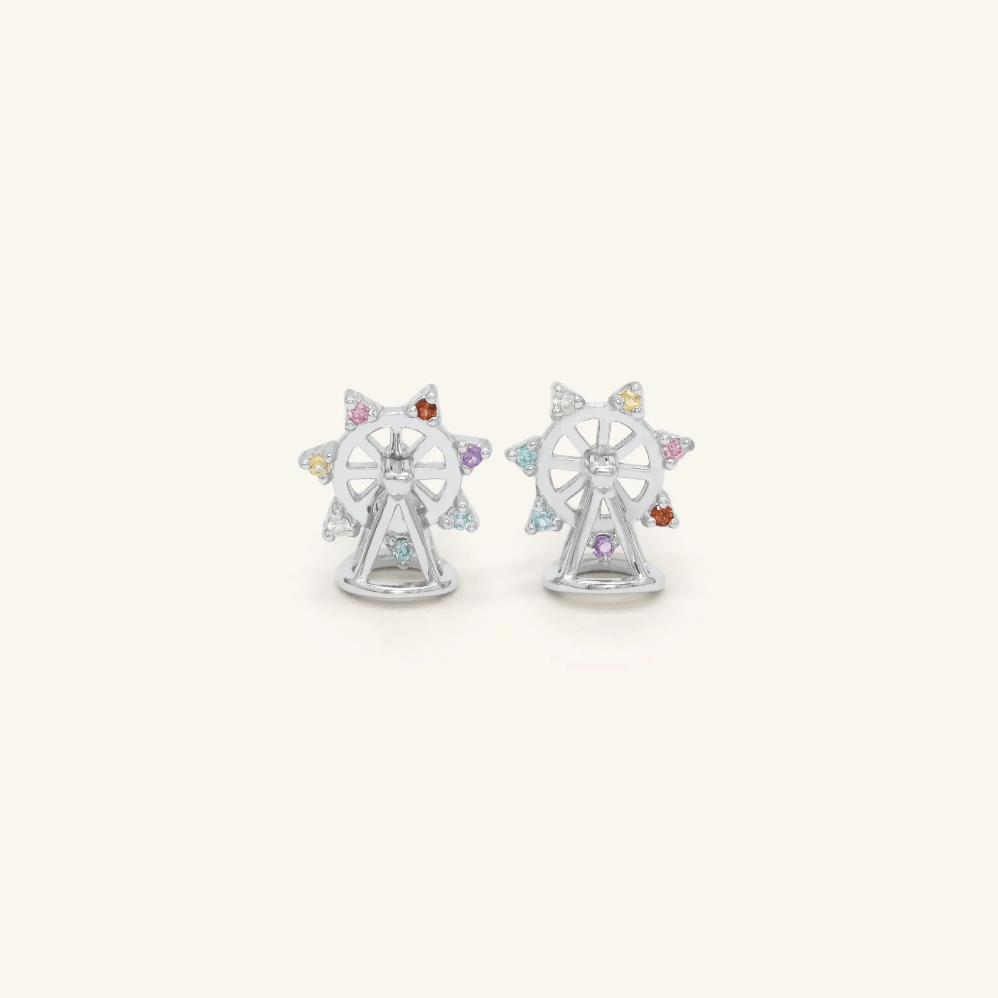 Spinning Ferris Wheel Studs - Love Estella