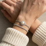 Spinning Freshwater Pearl Bracelet - Love Estella
