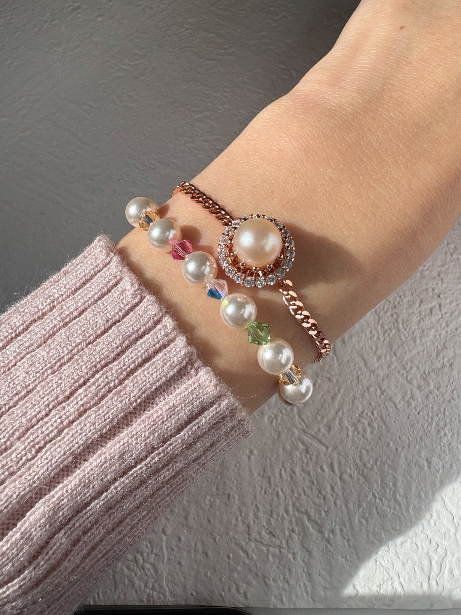 Spinning Freshwater Pearl Bracelet - Love Estella