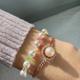 Spinning Freshwater Pearl Bracelet - Love Estella