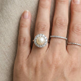 Spinning Freshwater Pearl Ring