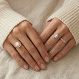 Spinning Freshwater Pearl Ring - Love Estella