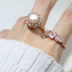 Spinning Freshwater Pearl Ring - Love Estella