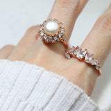 Spinning Freshwater Pearl Ring - Love Estella