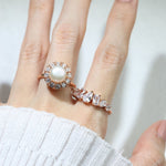 Spinning Freshwater Pearl Ring - Love Estella