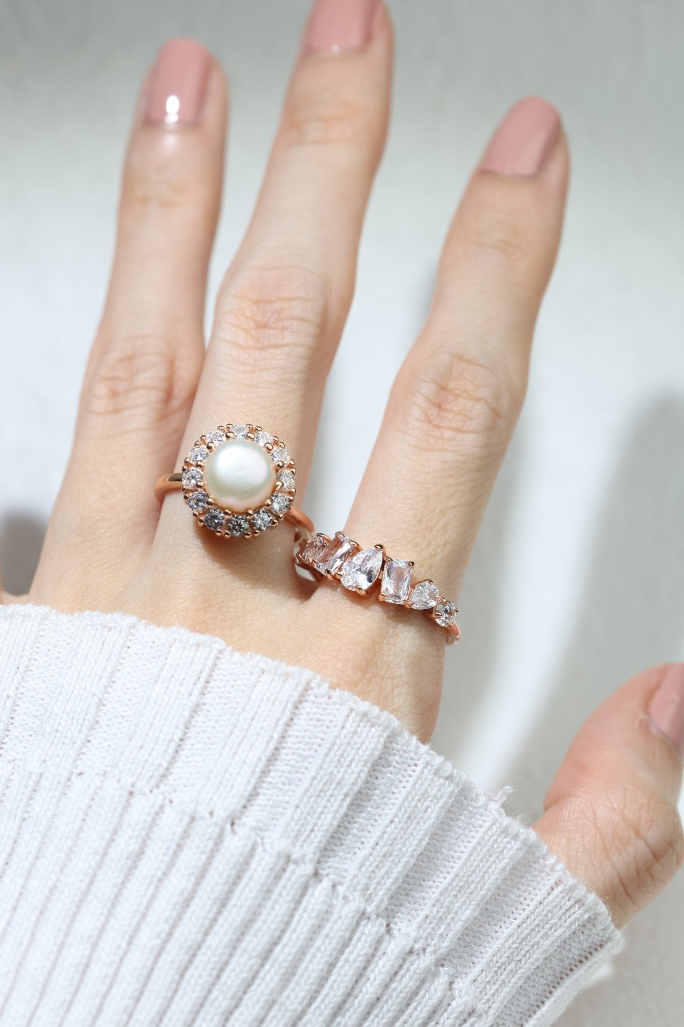 Spinning Freshwater Pearl Ring - Love Estella
