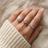 Spinning Freshwater Pearl Ring - Love Estella