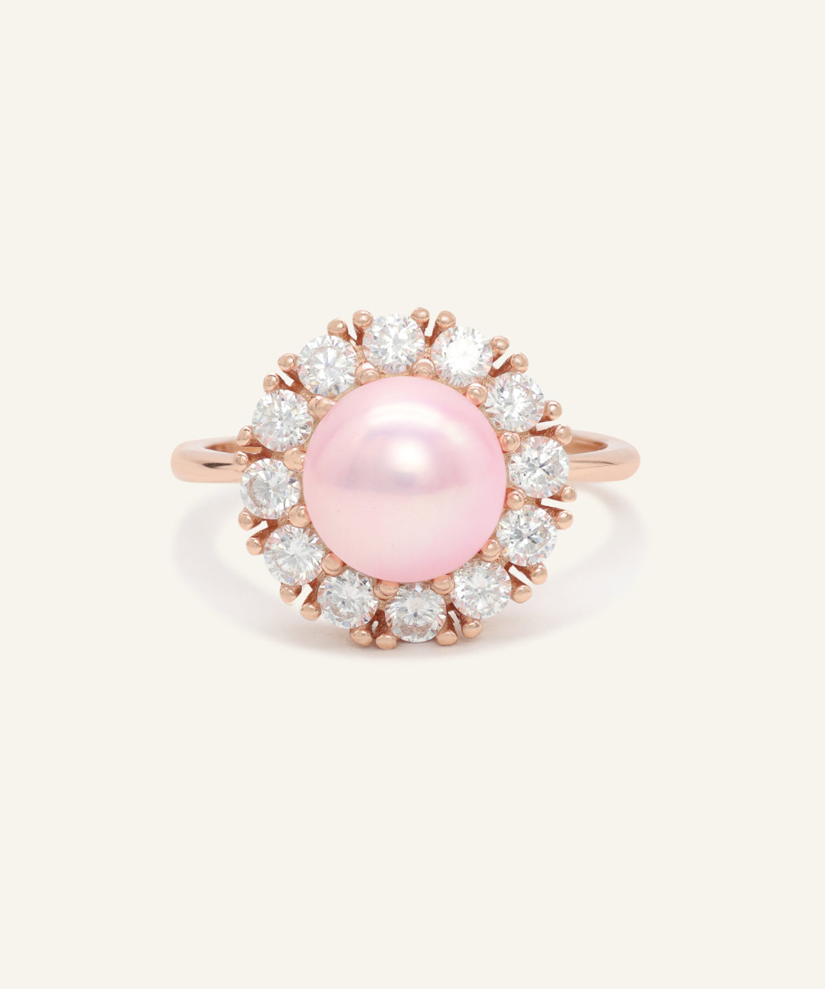 Spinning Freshwater Pink Pearl Ring - Love Estella