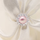 Spinning Freshwater Pink Pearl Ring - Love Estella