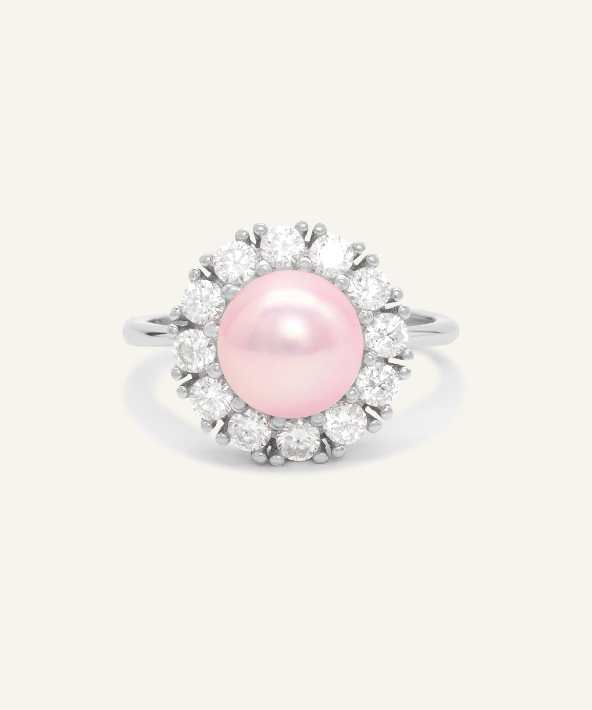 Spinning Freshwater Pink Pearl Ring - Love Estella