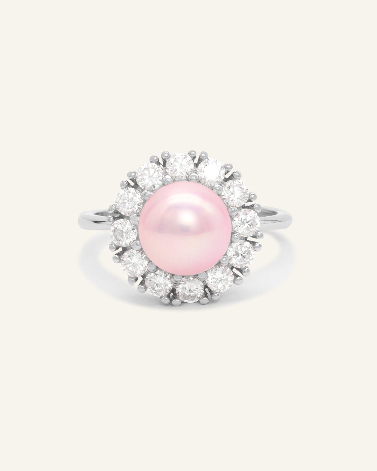 Spinning Freshwater Pink Pearl Ring - Love Estella