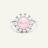 Spinning Freshwater Pink Pearl Ring - Love Estella