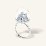 Spinning Magical Kingdom Ring (Blue Snow) - Love Estella