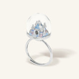 Spinning Magical Kingdom Ring (Blue Snow) - Love Estella
