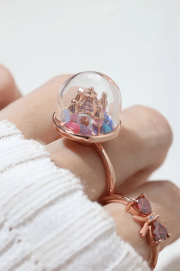 Spinning Magical Kingdom Ring (Natural Gemstones) - Love Estella