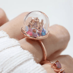 Spinning Magical Kingdom Ring (Natural Gemstones) - Love Estella