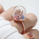 Spinning Magical Kingdom Ring (Natural Gemstones) - Love Estella